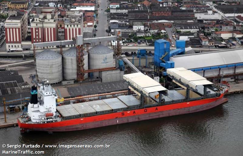 saga wind (General Cargo Ship) - IMO 9074078, MMSI 477287000, Call Sign VRUR7 under the flag of Hong Kong