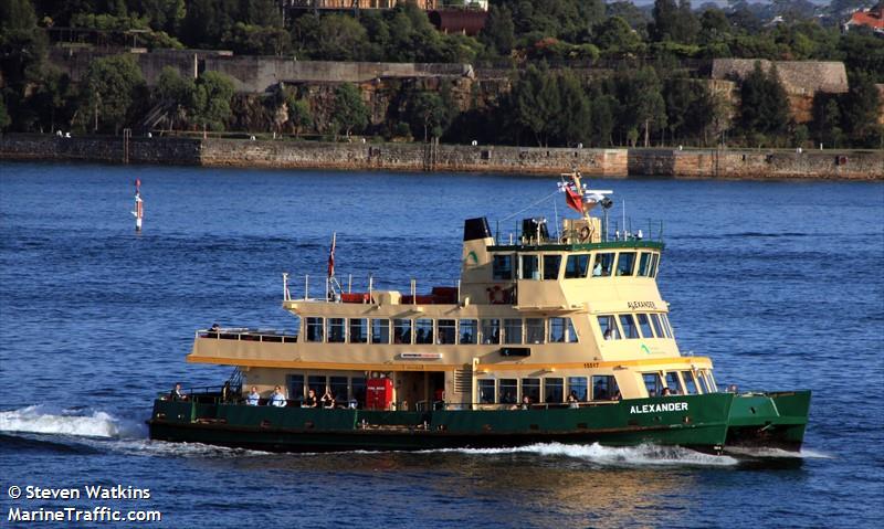 alexander (Passenger ship) - IMO , MMSI 503344900, Call Sign VJ6987 under the flag of Australia