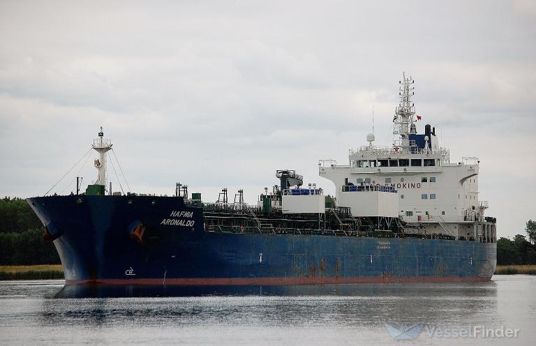 navig8 aronaldo (Chemical/Oil Products Tanker) - IMO 9711561, MMSI 538005776, Call Sign V7GW8 under the flag of Marshall Islands