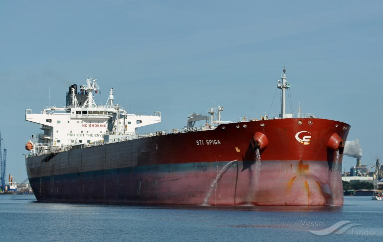 sti spiga (Crude Oil Tanker) - IMO 9708148, MMSI 538006343, Call Sign V7MB8 under the flag of Marshall Islands