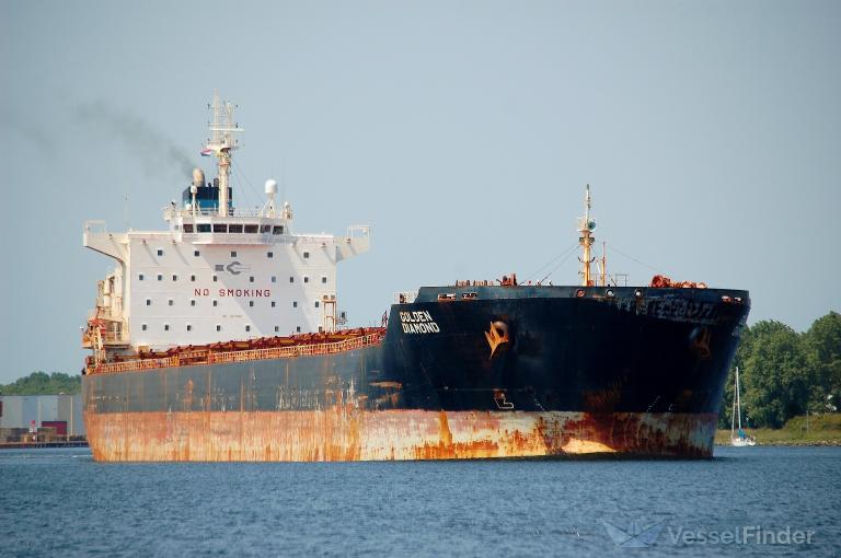 golden diamond (Bulk Carrier) - IMO 9470387, MMSI 538008050, Call Sign V7EH2 under the flag of Marshall Islands