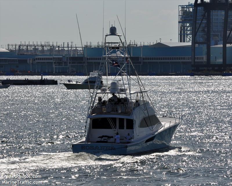 hosanna (Pleasure craft) - IMO , MMSI 538070674, Call Sign V7SP4 under the flag of Marshall Islands