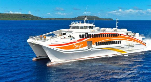 betico ii (Passenger/Ro-Ro Cargo Ship) - IMO 9464924, MMSI 540009600, Call Sign FNRI under the flag of New Caledonia