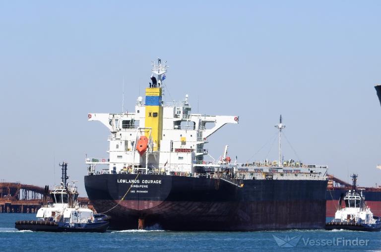 lowlands courage (Bulk Carrier) - IMO 9838450, MMSI 563085300, Call Sign 9V6266 under the flag of Singapore