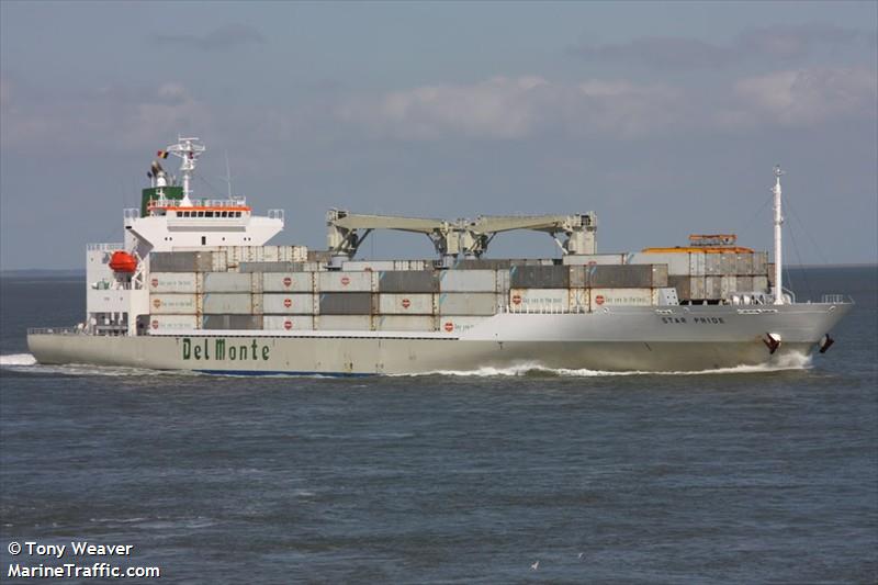 star pride (Refrigerated Cargo Ship) - IMO 9517915, MMSI 566090000, Call Sign 9V9351 under the flag of Singapore