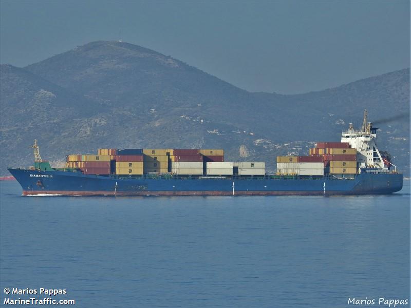 diamantis p (Container Ship) - IMO 9146314, MMSI 636014699, Call Sign A8WA2 under the flag of Liberia