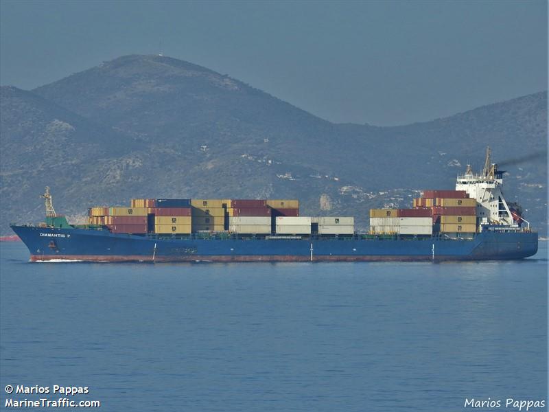 diamantis p (Container Ship) - IMO 9146314, MMSI 636014699, Call Sign A8WA2 under the flag of Liberia