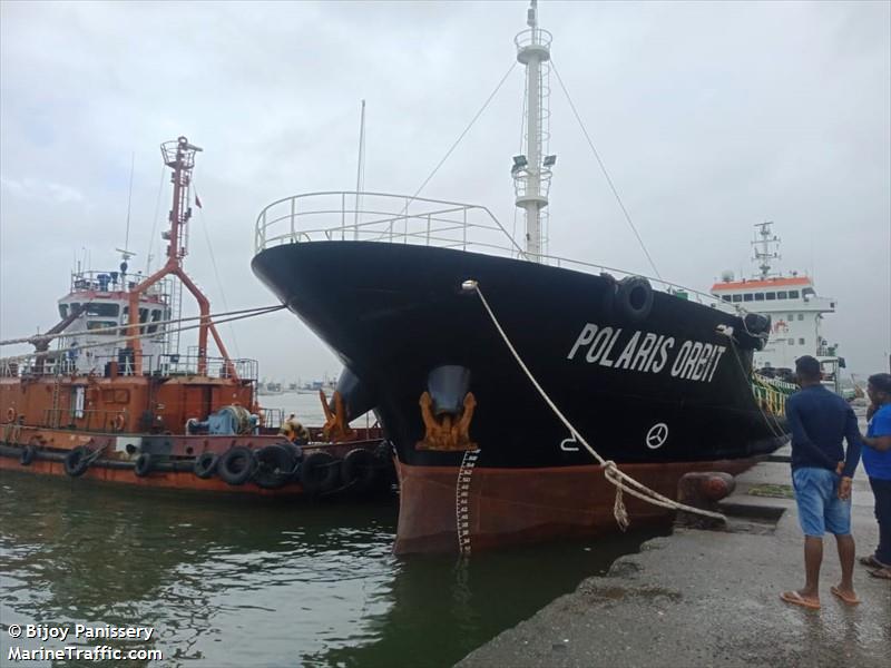mt polaris orbit (Bitumen Tanker) - IMO 9588976, MMSI 636016075, Call Sign D5EG9 under the flag of Liberia