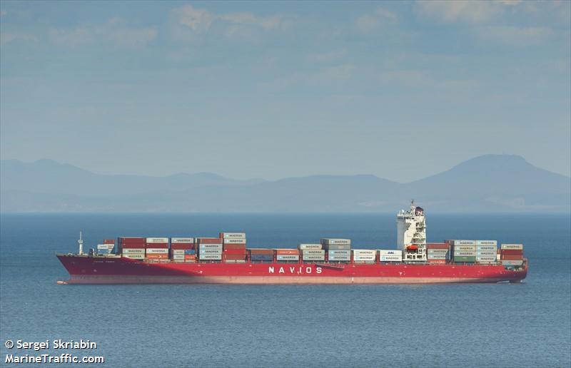navios tempo (Container Ship) - IMO 9404209, MMSI 636018311, Call Sign A8SN2 under the flag of Liberia
