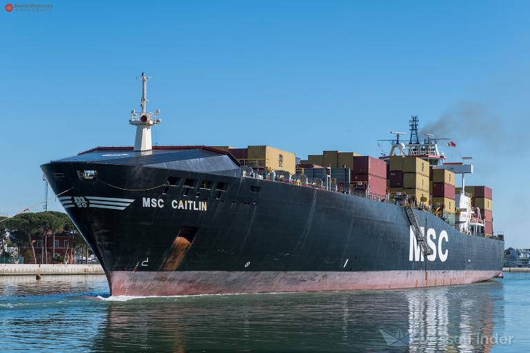 msc caitlin (Container Ship) - IMO 9169043, MMSI 636018323, Call Sign D5PF3 under the flag of Liberia