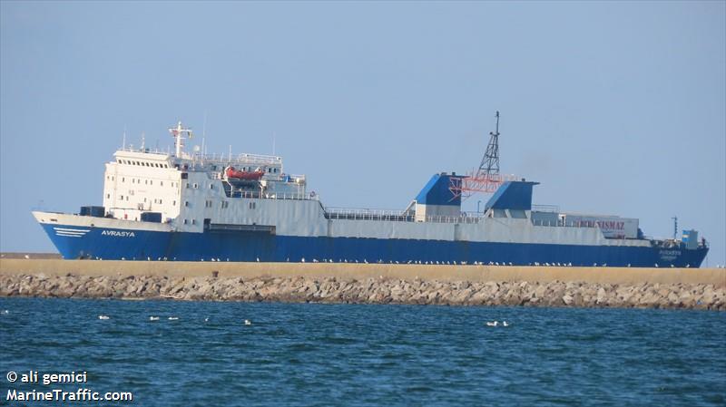 avrasya (Ro-Ro Cargo Ship) - IMO 7704617, MMSI 677027700, Call Sign 5IM377 under the flag of Tanzania