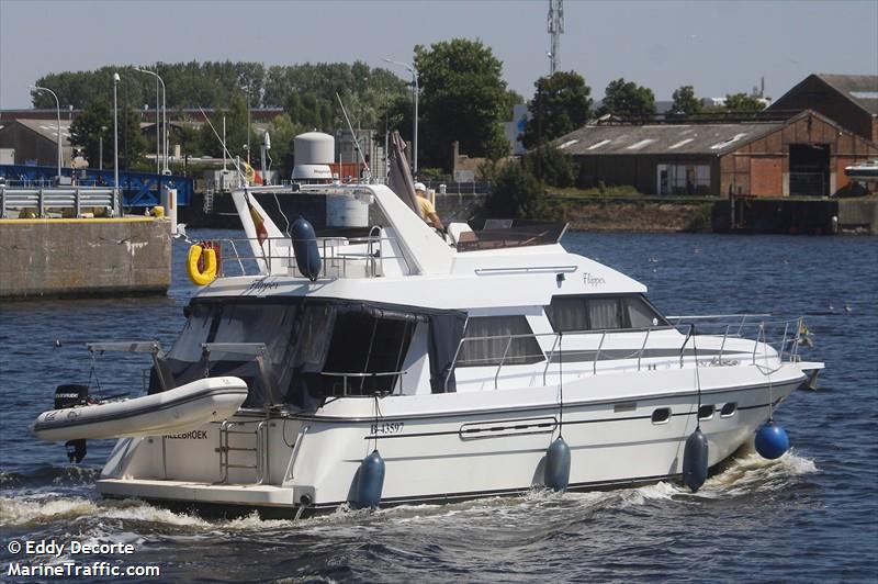 flipper (Pleasure craft) - IMO , MMSI 205765530, Call Sign OP7655 under the flag of Belgium