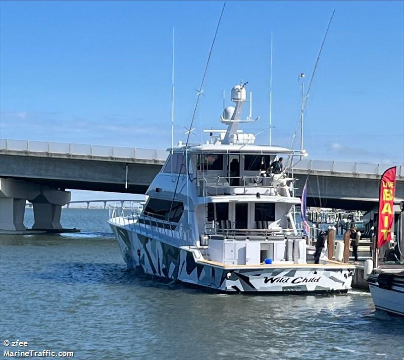 wildchild (Pleasure craft) - IMO , MMSI 339261000, Call Sign MCLP5 under the flag of Jamaica