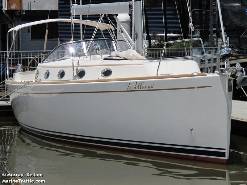 wollamai (Sailing vessel) - IMO , MMSI 503598300 under the flag of Australia