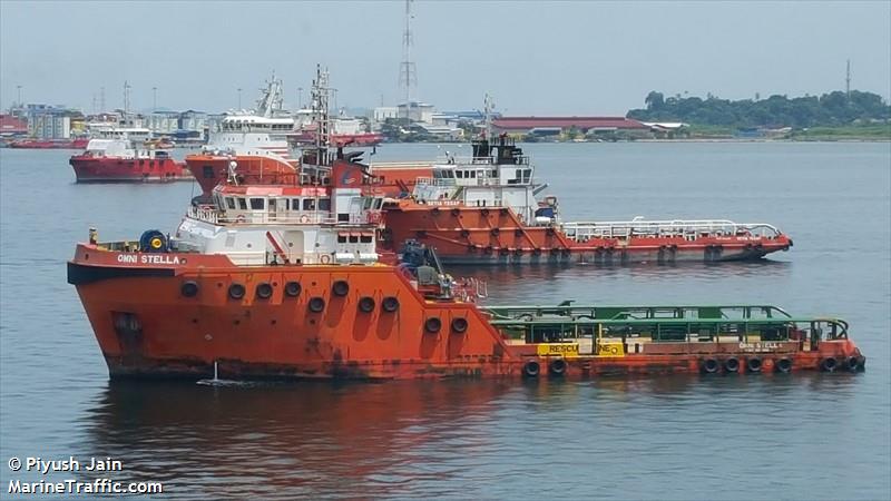 omni stella (Offshore Tug/Supply Ship) - IMO 9625334, MMSI 533065600, Call Sign 9MPM3 under the flag of Malaysia