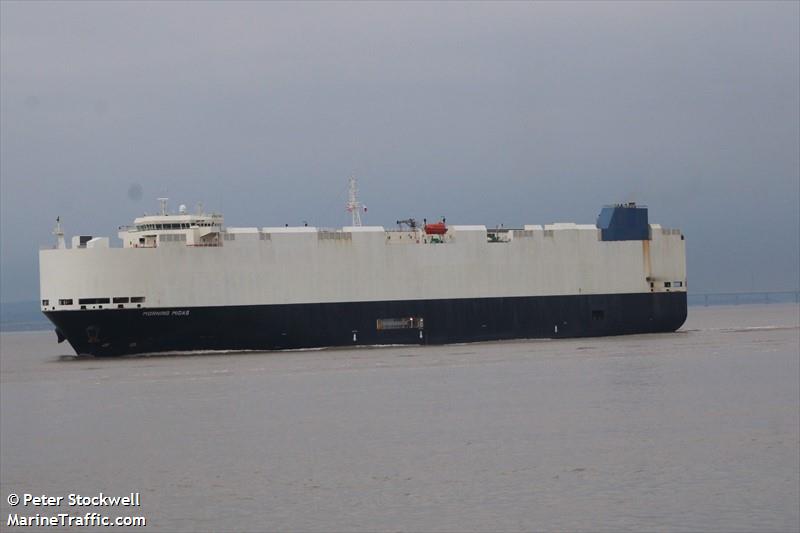 morning midas (Vehicles Carrier) - IMO 9289910, MMSI 636021856, Call Sign 5LGA6 under the flag of Liberia