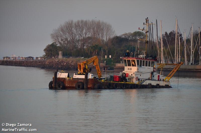 dn38 (Utility Vessel) - IMO 8745450, MMSI 645372000, Call Sign 3BSB under the flag of Mauritius