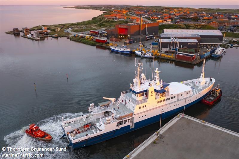 nordsoen (Fishing Support Vessel) - IMO 9919230, MMSI 219030533, Call Sign OZQR under the flag of Denmark