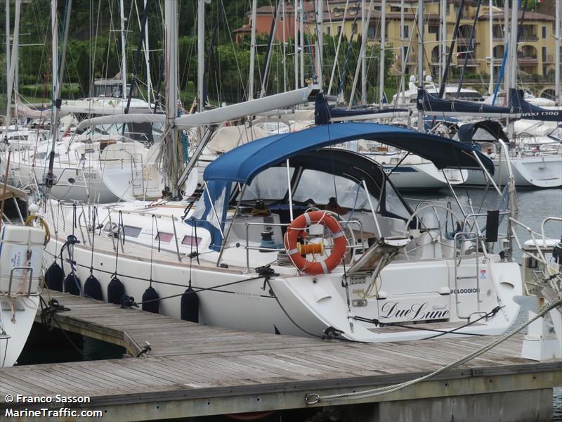 due lune (Sailing vessel) - IMO , MMSI 247233470, Call Sign IR2967 under the flag of Italy