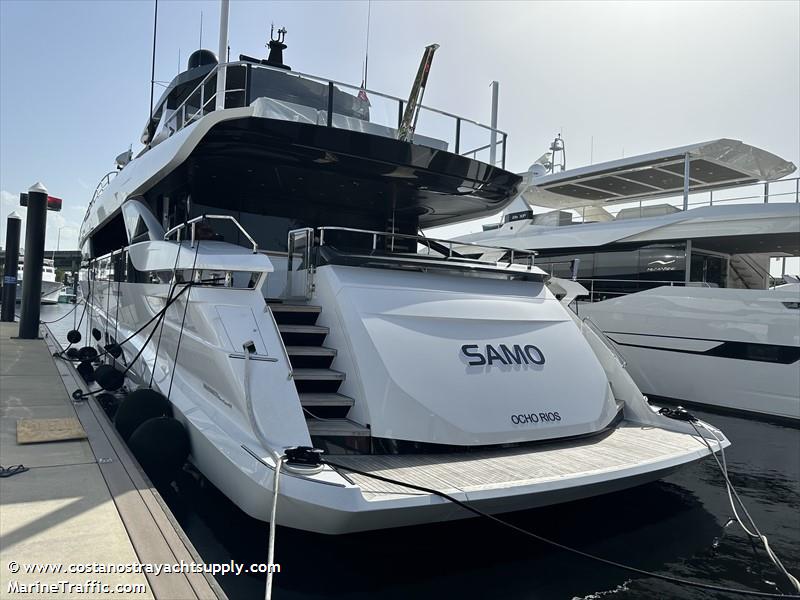 samo (Pleasure craft) - IMO , MMSI 339291000, Call Sign 6YVO8 under the flag of Jamaica