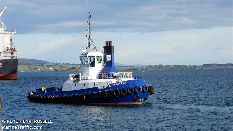 te matua (Tug) - IMO , MMSI 512001783, Call Sign ZM2873 under the flag of New Zealand