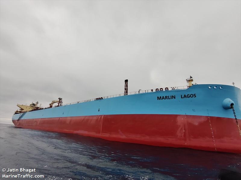 marlin lagos (Crude Oil Tanker) - IMO 9823584, MMSI 538010059, Call Sign V7A5535 under the flag of Marshall Islands