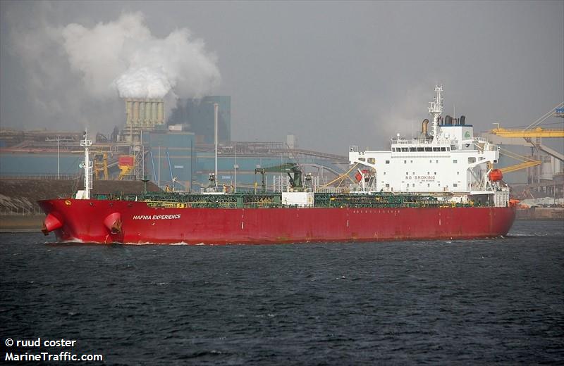 hafnia experience (Crude Oil Tanker) - IMO 9735610, MMSI 563153800, Call Sign 9V7889 under the flag of Singapore