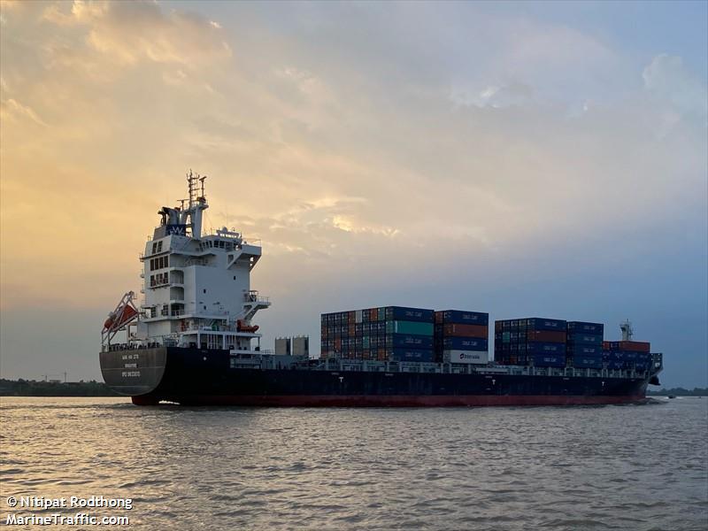 wan hai 278 (Container Ship) - IMO 9833010, MMSI 563161700, Call Sign 9V8084 under the flag of Singapore