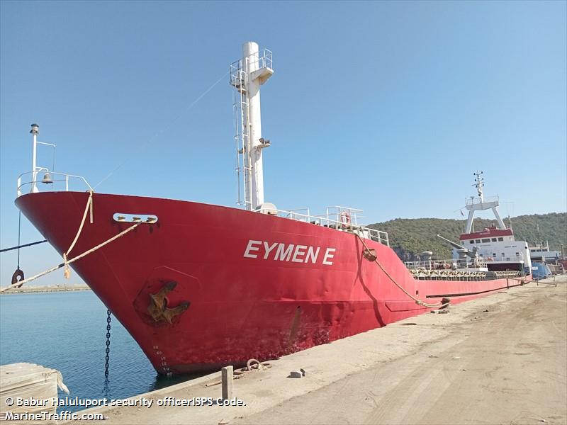 eymen e (General Cargo Ship) - IMO 8218378, MMSI 577576000, Call Sign YJXK7 under the flag of Vanuatu