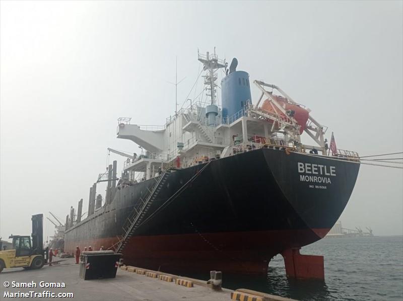 beetle (Bulk Carrier) - IMO 9615066, MMSI 636021709, Call Sign 5LFI2 under the flag of Liberia