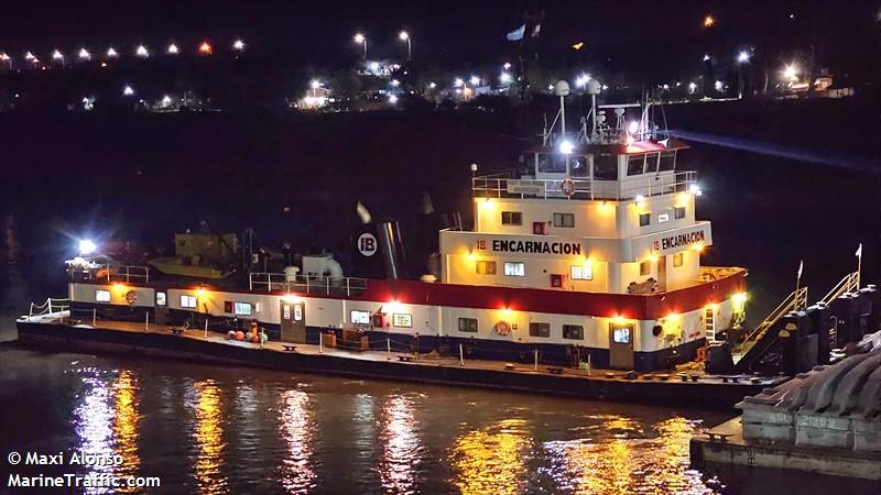 ib encarnacion (Cargo ship) - IMO , MMSI 755707081, Call Sign ZPDT under the flag of Paraguay