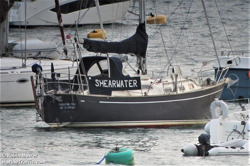 shearwater of sanday (Sailing vessel) - IMO , MMSI 235093892, Call Sign 2FSP9 under the flag of United Kingdom (UK)