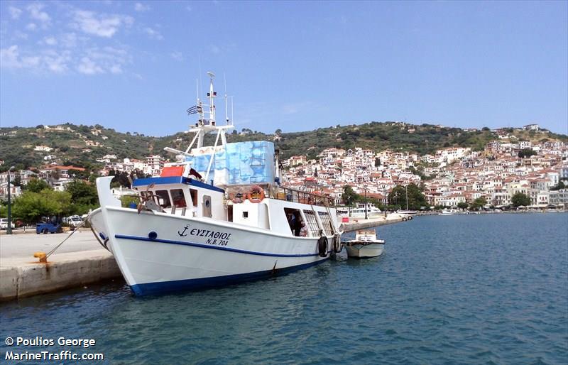 efstathios (Fishing vessel) - IMO , MMSI 240219000, Call Sign SV4032 under the flag of Greece