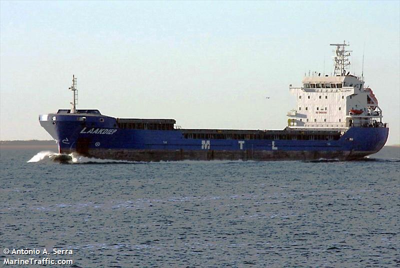estland (General Cargo Ship) - IMO 9247314, MMSI 255802660, Call Sign CQPL under the flag of Madeira