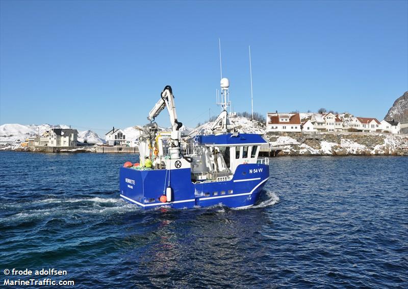 henriette (Fishing vessel) - IMO , MMSI 258025010, Call Sign LH4829 under the flag of Norway