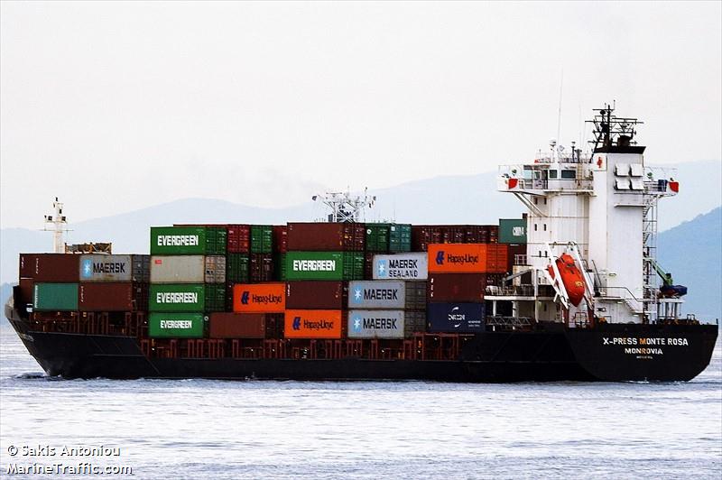 medkon samsun (Container Ship) - IMO 9305934, MMSI 352001564, Call Sign 3E3472 under the flag of Panama