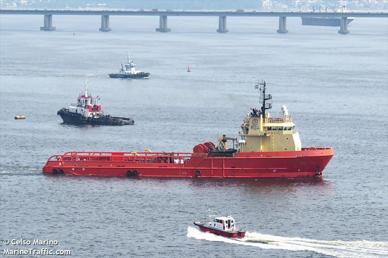 olin conqueror (Offshore Tug/Supply Ship) - IMO 9530216, MMSI 710004950, Call Sign PPYW under the flag of Brazil