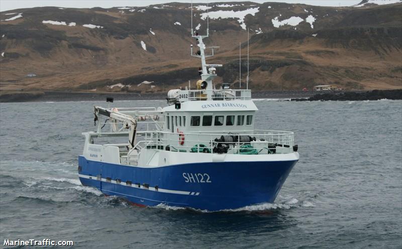 gunnar bjarnason (Fishing vessel) - IMO , MMSI 251044110, Call Sign TFRJ under the flag of Iceland