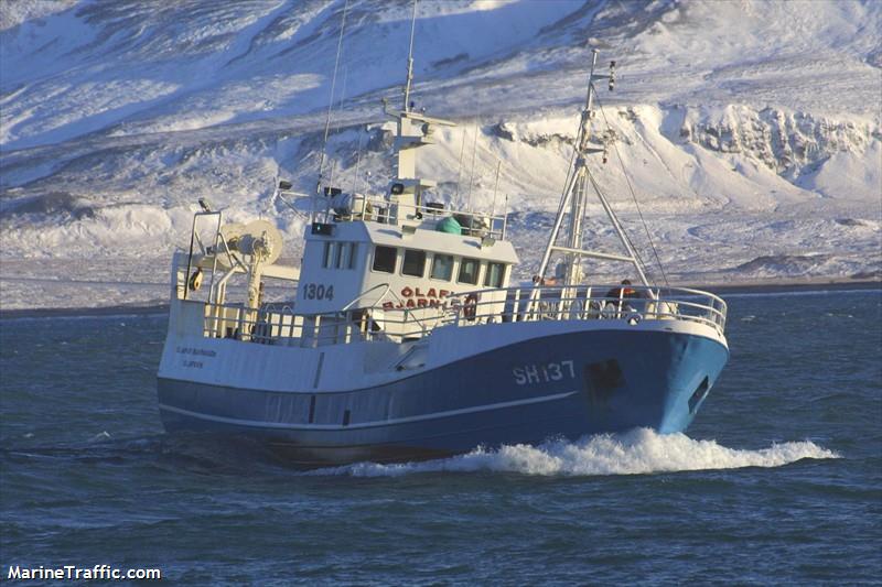 olafur bjarnason (Fishing Vessel) - IMO 7332593, MMSI 251265110, Call Sign TFMM under the flag of Iceland