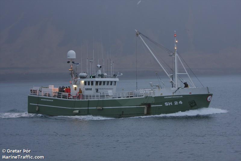 erling (Fishing Vessel) - IMO 7208780, MMSI 251298110, Call Sign TFRR under the flag of Iceland