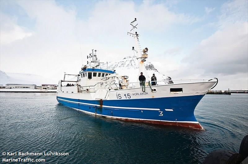 thorlakur (Fishing Vessel) - IMO 9240366, MMSI 251447110, Call Sign TFQK under the flag of Iceland