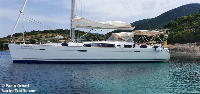 arwen randir (Pleasure craft) - IMO , MMSI 261001043, Call Sign SPA2827 under the flag of Poland