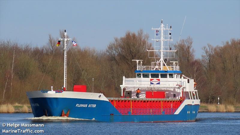 fluvius otter (General Cargo Ship) - IMO 9117961, MMSI 314655000, Call Sign 8PBN6 under the flag of Barbados