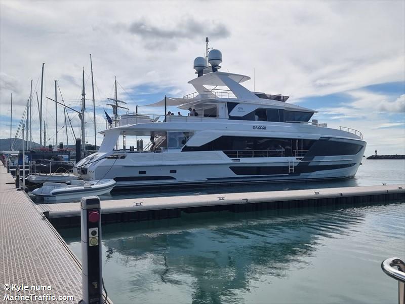 askari (Pleasure craft) - IMO , MMSI 319244300, Call Sign ZGQS8 under the flag of Cayman Islands