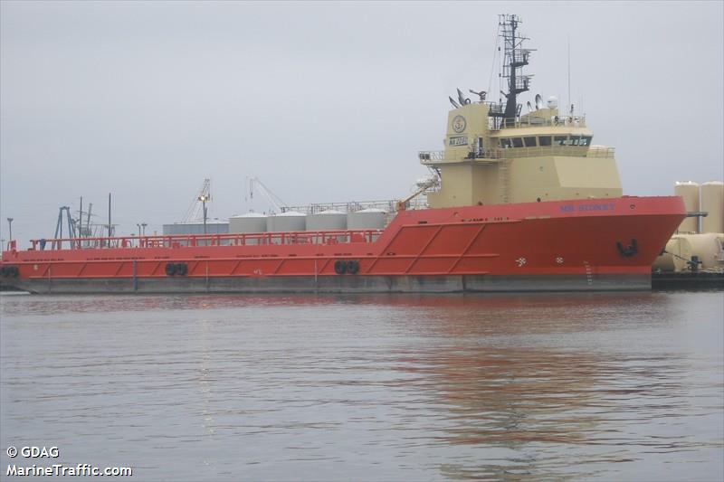 mr. sidney (Offshore Tug/Supply Ship) - IMO 9529671, MMSI 368020000, Call Sign WKAH under the flag of United States (USA)