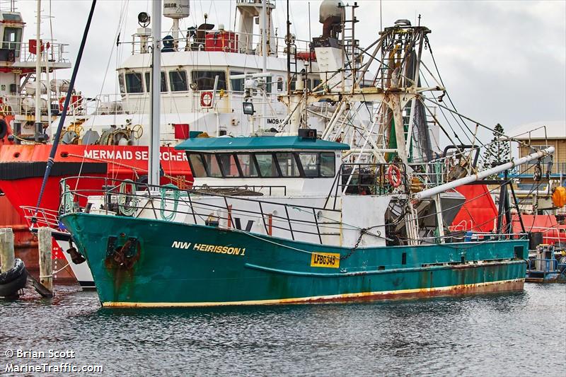 nw heirisson 1 (Fishing vessel) - IMO , MMSI 503048150, Call Sign VNZ2091 under the flag of Australia