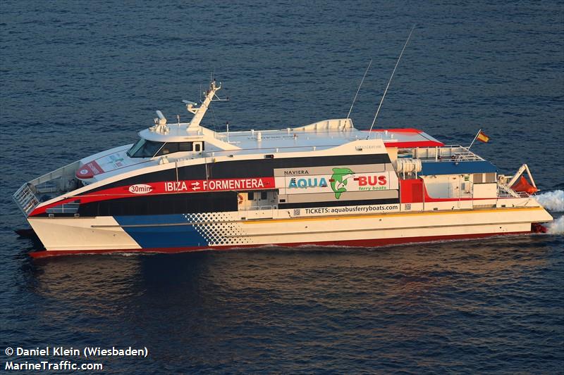 aquabus jet 2 (Passenger Ship) - IMO 9840001, MMSI 224839000, Call Sign EAZP under the flag of Spain