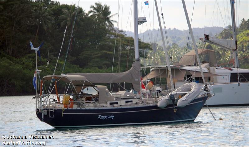 rhapsody (Sailing vessel) - IMO , MMSI 244790854, Call Sign PA5347 under the flag of Netherlands