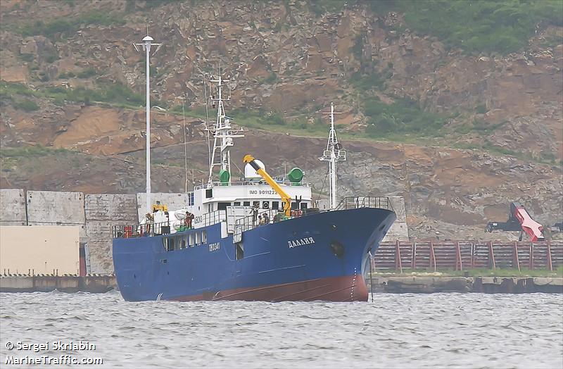 dallia (Fishing Vessel) - IMO 9011222, MMSI 273613120, Call Sign UBOX3 under the flag of Russia