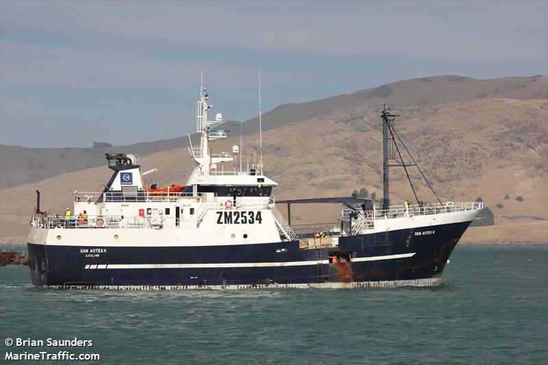 san aotea ii (Fishing Vessel) - IMO 9057111, MMSI 512008000, Call Sign ZM2534 under the flag of New Zealand